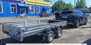 Двухосный прицеп МЗСА 817732. Верхняя загрузка