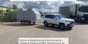 Прицеп для снегохода МЗСА 817732 внутри.