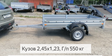 Прицеп для снегохода. Как на коротком прицепе МЗСА 817701 увезти снегоход Ямаха Викинг 540