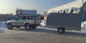 Прицеп бортовой МЗСА 817717 для алюминиевой лодки в Ижевске