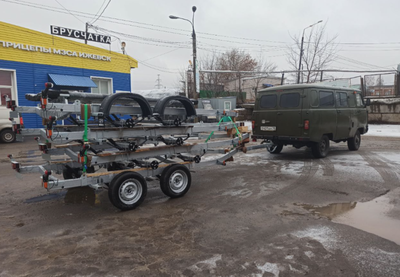 Купить лодочный прицеп МЗСА 81773G.021 в Ижевске в магазине прицепов — Прицепы Ижевск «АРИВА».