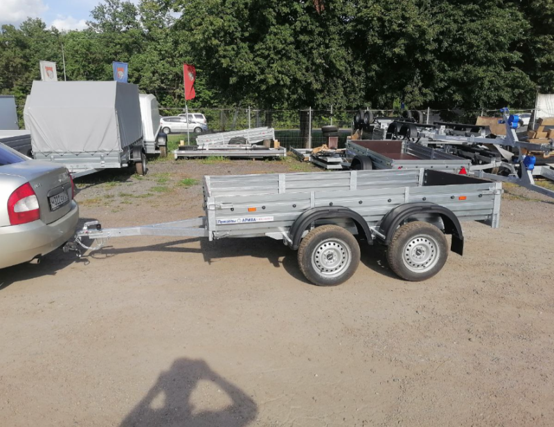 Двухосный прицеп для стройки МЗСА 817733.022 в Ижевске от официального дилера МЗСА - АРИВА